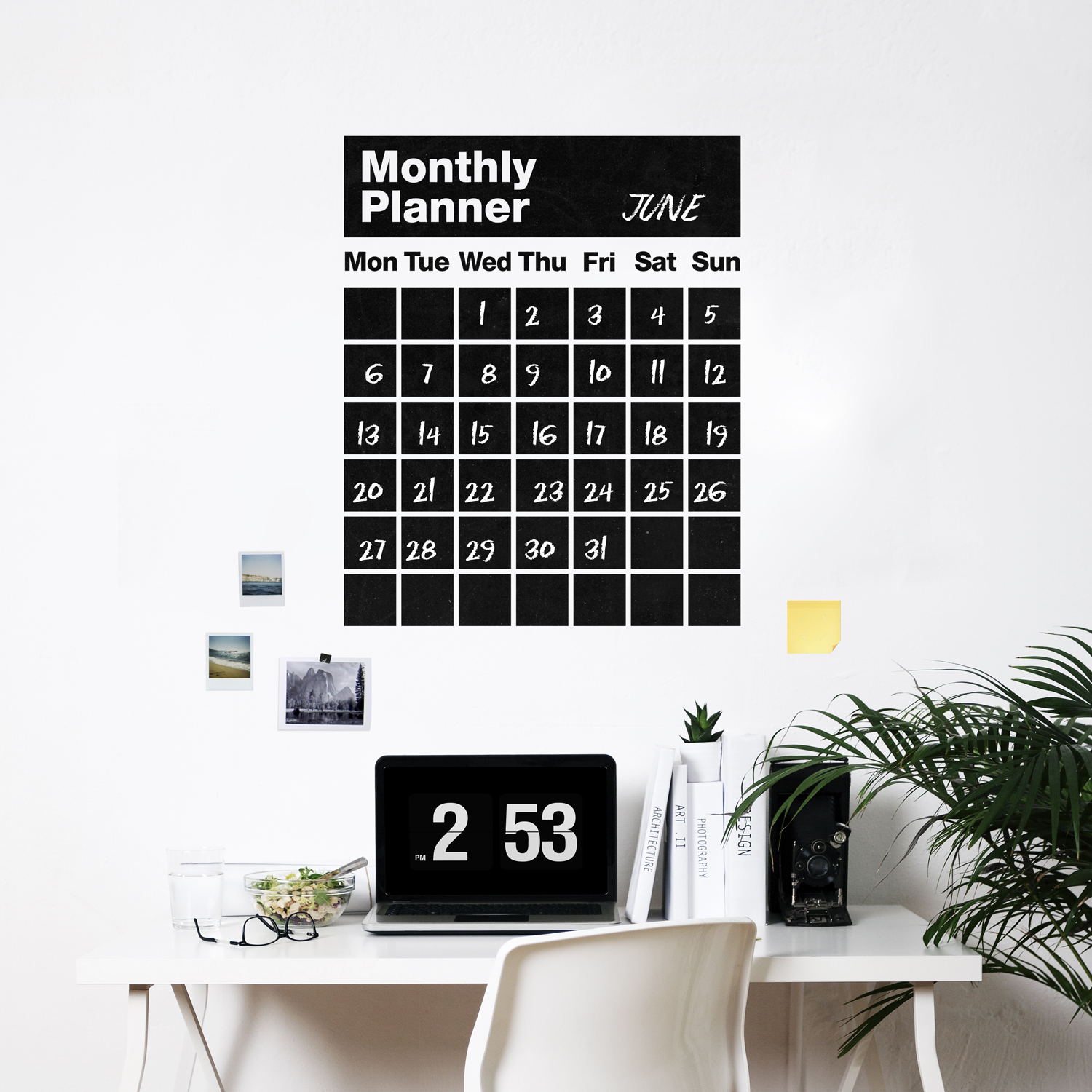 Lavagna adesiva – “Monthly Planner” – Oh!